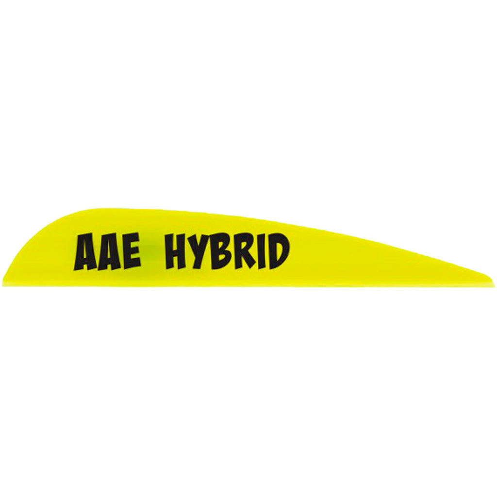 AAE Hybrid 23 Arrow Vanes Yellow 50-Pack