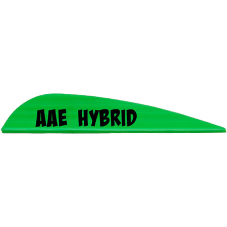 AAE Hybrid 26 Arrow Vanes Bright Green 50-Pack