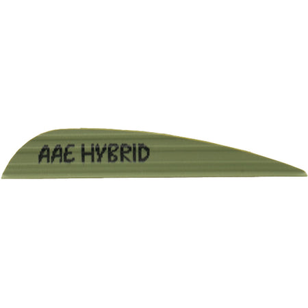 AAE Hybrid 26 Arrow Vanes OD Green 50-Pack