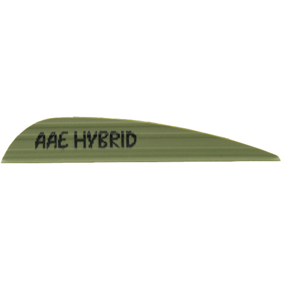 AAE Hybrid 26 Arrow Vanes OD Green 50-Pack
