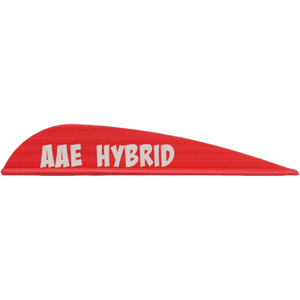 AAE Hybrid 26 Arrow Vanes Red 50-Pack