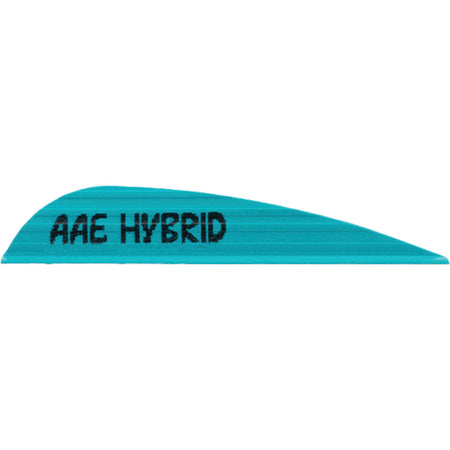 AAE Hybrid 26 Arrow Vanes Teal 50-Pack