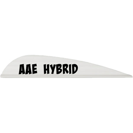 AAE Hybrid 26 Arrow Vanes White 50-Pack