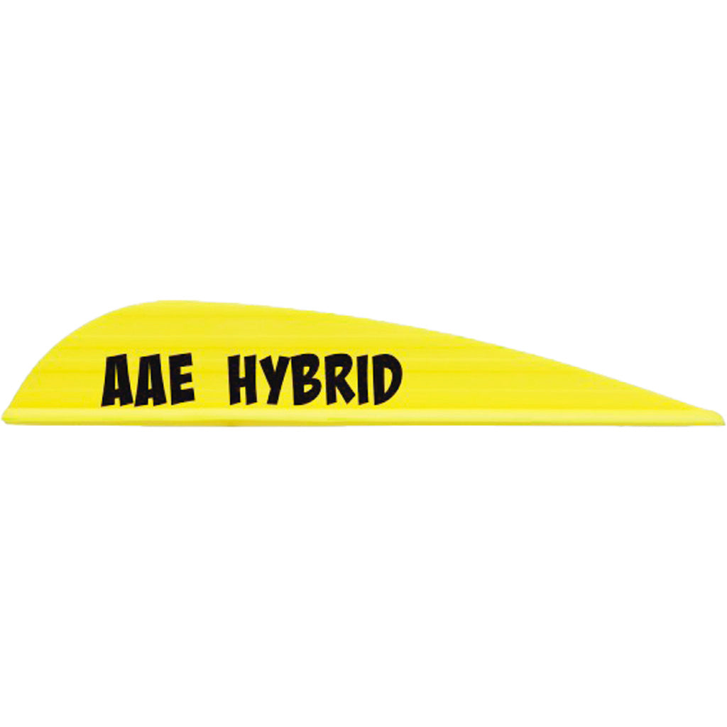 AAE Hybrid 26 Arrow Vanes Yellow 50-Pack