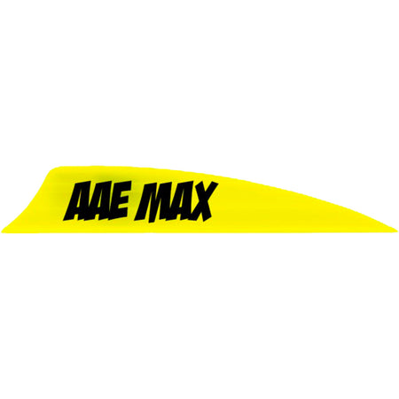 AAE Max 2.0 Shield Cut Arrow Vanes Yellow 50 Pack