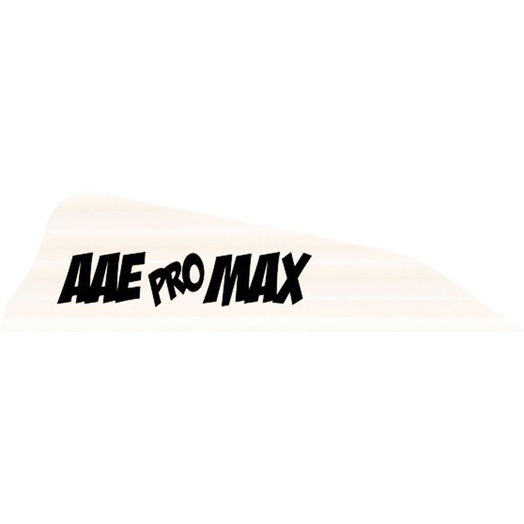 AAE Pro Max Arrow Vanes White 50 Pack