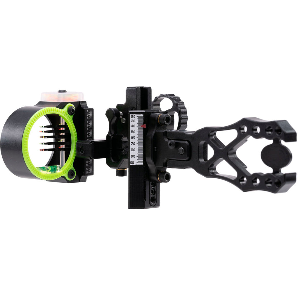 Black Gold Ascent Verdict Dovetail Bow Sight 5 Pin HD .019 Left Hand
