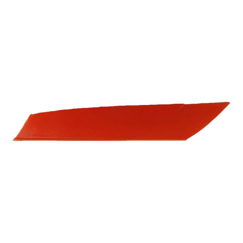 Gateway Mako Archery Feathers Orange 3.125 in. Left Wing 50-Pack