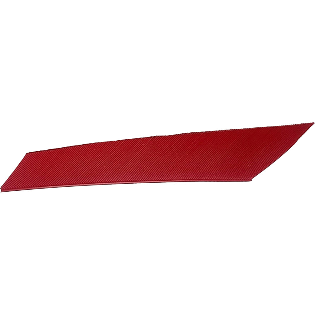 Gateway Mako Archery Feathers Red 3.125 in. Left Wing 50-Pack