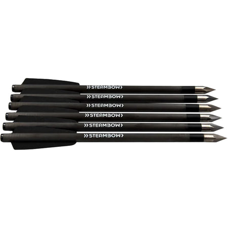Steambow Light Bodkin Crossbow Arrows Hardened Steel Tips 162 Grains AR-6 Stinger 6 Pack