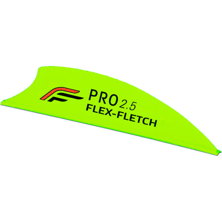 Flex Fletch Pro 2.5 Vanes Flo Yellow 2.5 in. 36-Pack