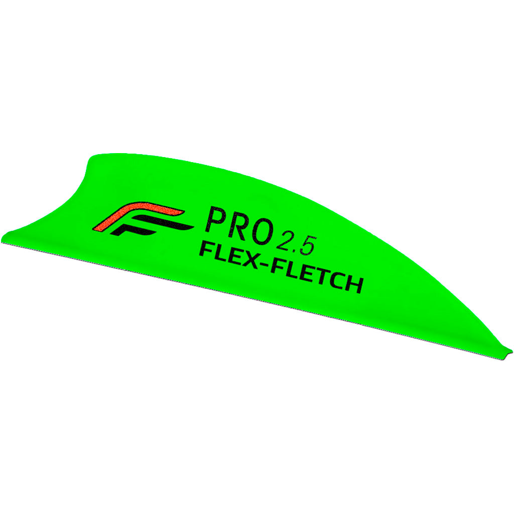 Flex Fletch Pro 2.5 Vanes Cosmic Green 2.5 in. 36-Pack