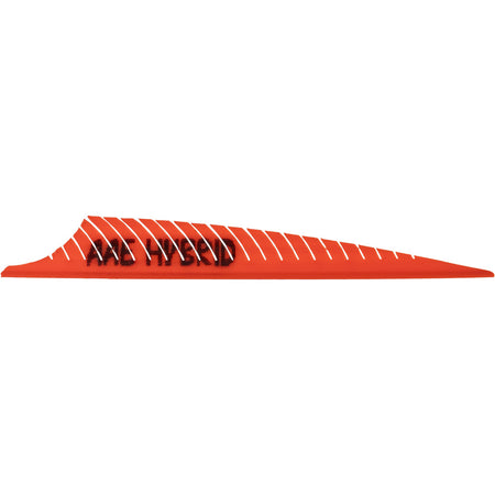 AAE Hybrid PHNX Vanes Fire Orange 50-Pack for Traditional Bows