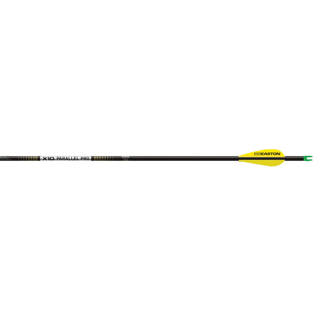 Easton X10 Parallel Pro Arrows 250 Spine with AAE Hybrid 26 Vanes 6 pk.