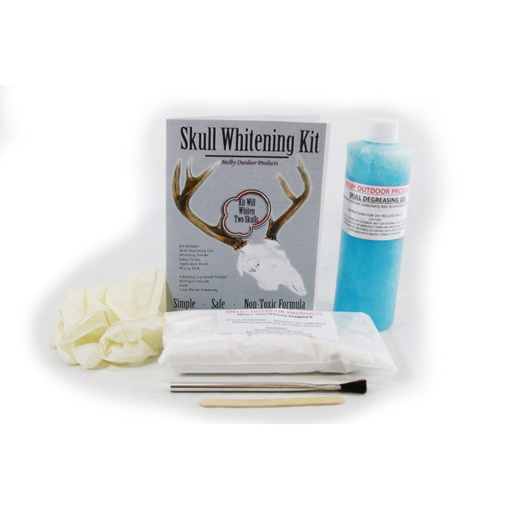 Melby Skull Bleaching Kit for European Deer Skull Mounts All-in-One Solution