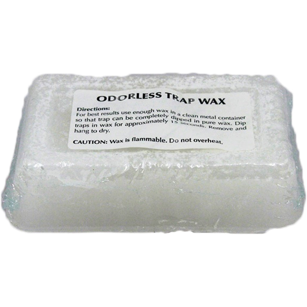 Minnesota Trapline Trappers Wax 1 lb White Odorless Trap Wax for Steel Traps