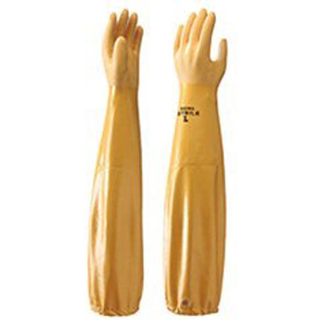 Atlas Trappers Gauntlet Gloves Long-Sleeve Nitrile Coated Chemical Resistant