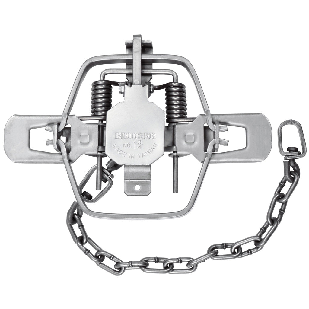 Bridger Coil Trap #1.75 Offset Jaw Foothold Trap for Fox Coyote Bobcat and Raccoon