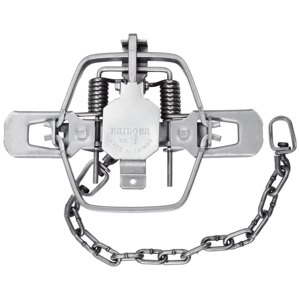 Bridger Coil Trap #1.75 Offset Jaw Foothold Trap for Fox Coyote Bobcat and Raccoon