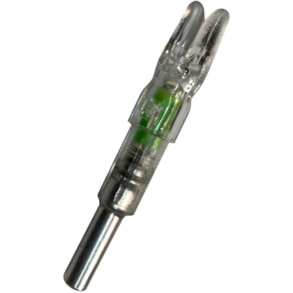 Flex Fletch LIT Lighted Arrow Nocks .166 Green - 3 Pack