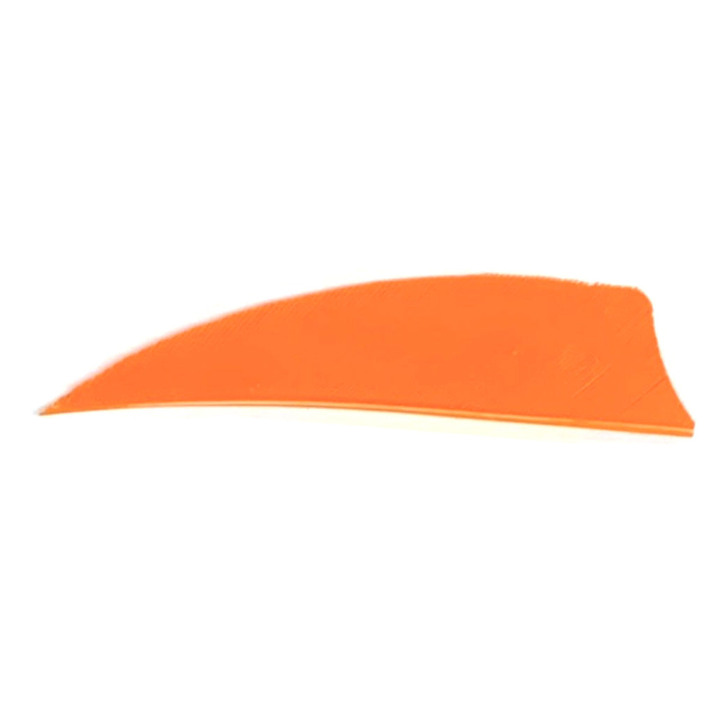 Trueflight Shield Cut Arrow Feathers Orange 3 in. RW 100-Pack