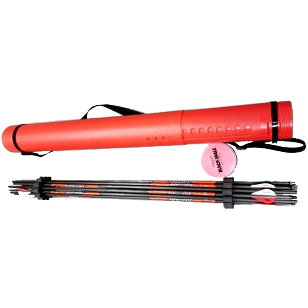 Black Eagle Arrow Tube Adjustable Carry Case Holds Up to 12 Arrows