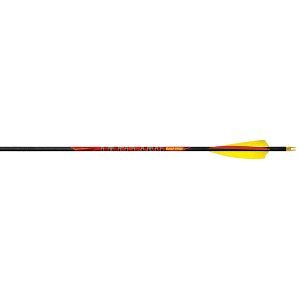 Black Eagle Outlaw Arrows 600 Spine 3 in. Shield Cut Feathers 6 Pack