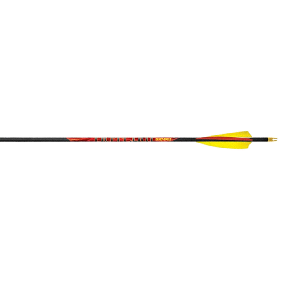 Black Eagle Outlaw Arrows 600 Spine 3 in. Shield Cut Feathers 6 Pack