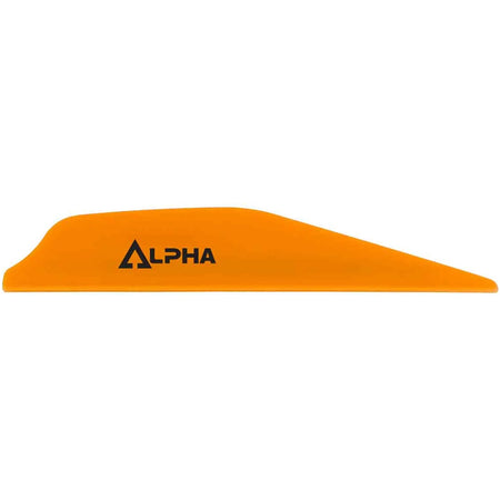 Bohning Alpha Vanes Neon Orange Color - 100 Pack