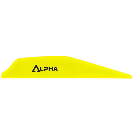 Bohning Alpha Vanes Neon Yellow Arrow Fletching 100 Pack