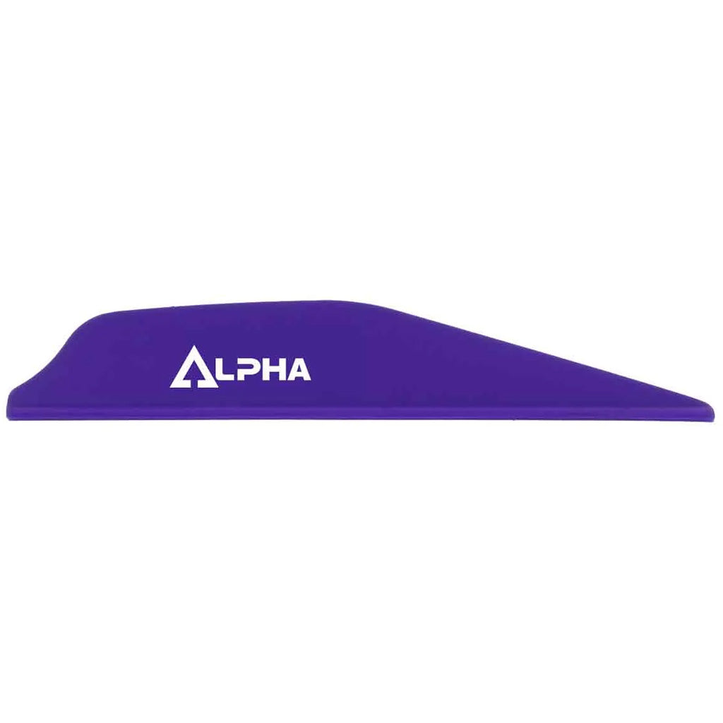 Bohning Alpha Vanes Purple Arrow Fletching 100 Pack