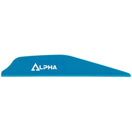 Bohning Alpha Vanes Satin Blue Arrow Fletching 100 Pack