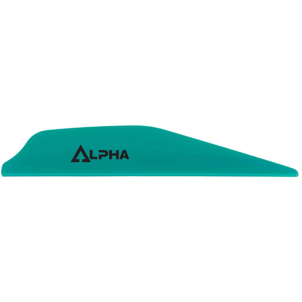 Bohning Alpha Vanes Teal Arrow Fletching 100 Pack