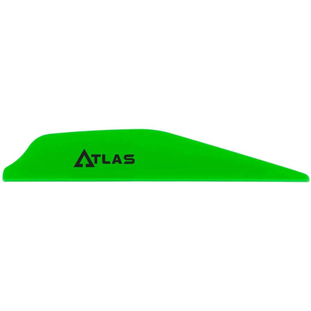 Bohning Atlas Vanes Neon Green Arrow Fletching 100 Pack