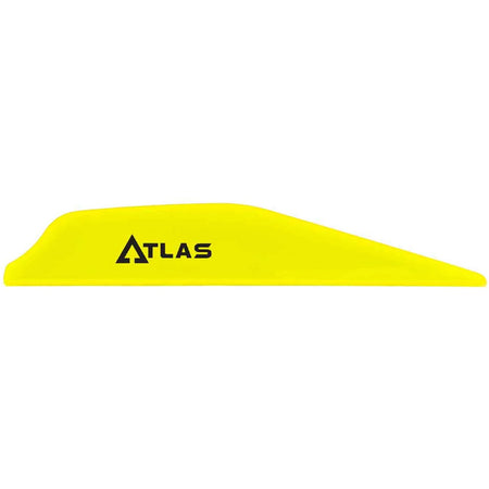 Bohning Atlas Vanes Neon Yellow Arrow Fletching 100 Pack
