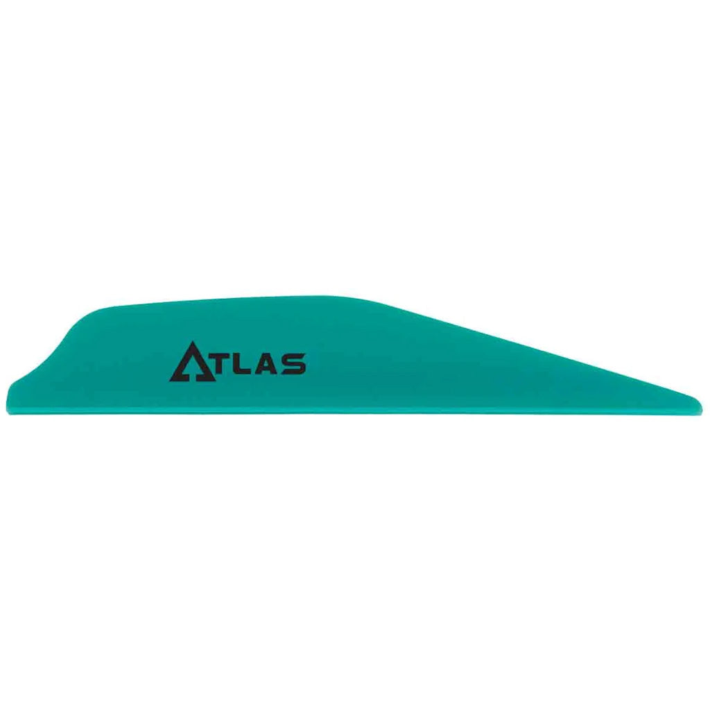 Bohning Atlas Vanes Teal Arrow Fletching 100 Pack