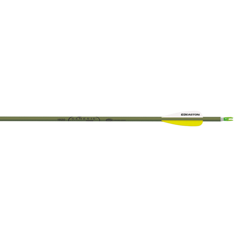 Easton Genesis Aluminum Arrows OD Green 6-Pack