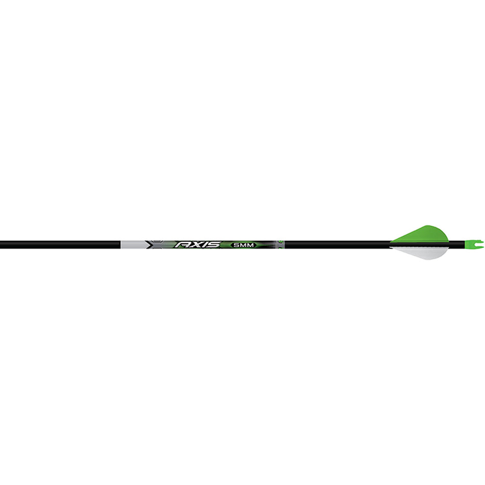 Easton 5mm Axis Carbon Arrows with Half Outs 700 Spine 6-Pack