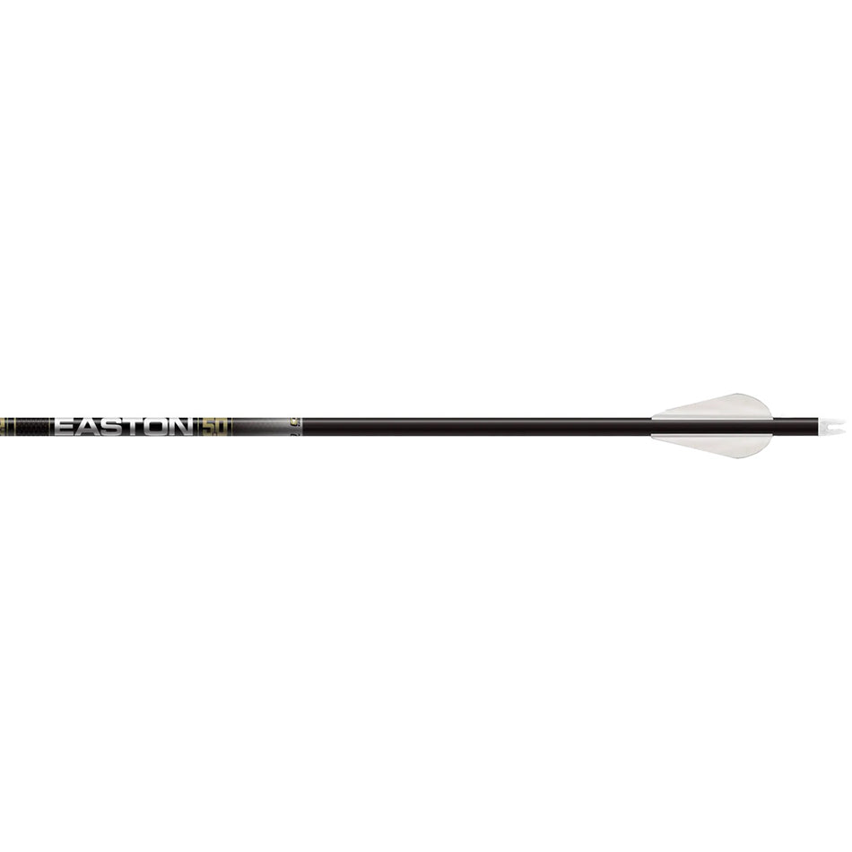 Easton 5.0 Carbon Hunting Arrows with Half Outs 200 Spine 6-Pack