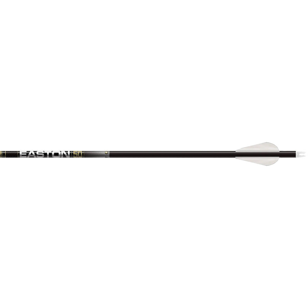 Easton 5.0 Carbon Hunting Arrows with Half Outs 250 Spine 6-Pack