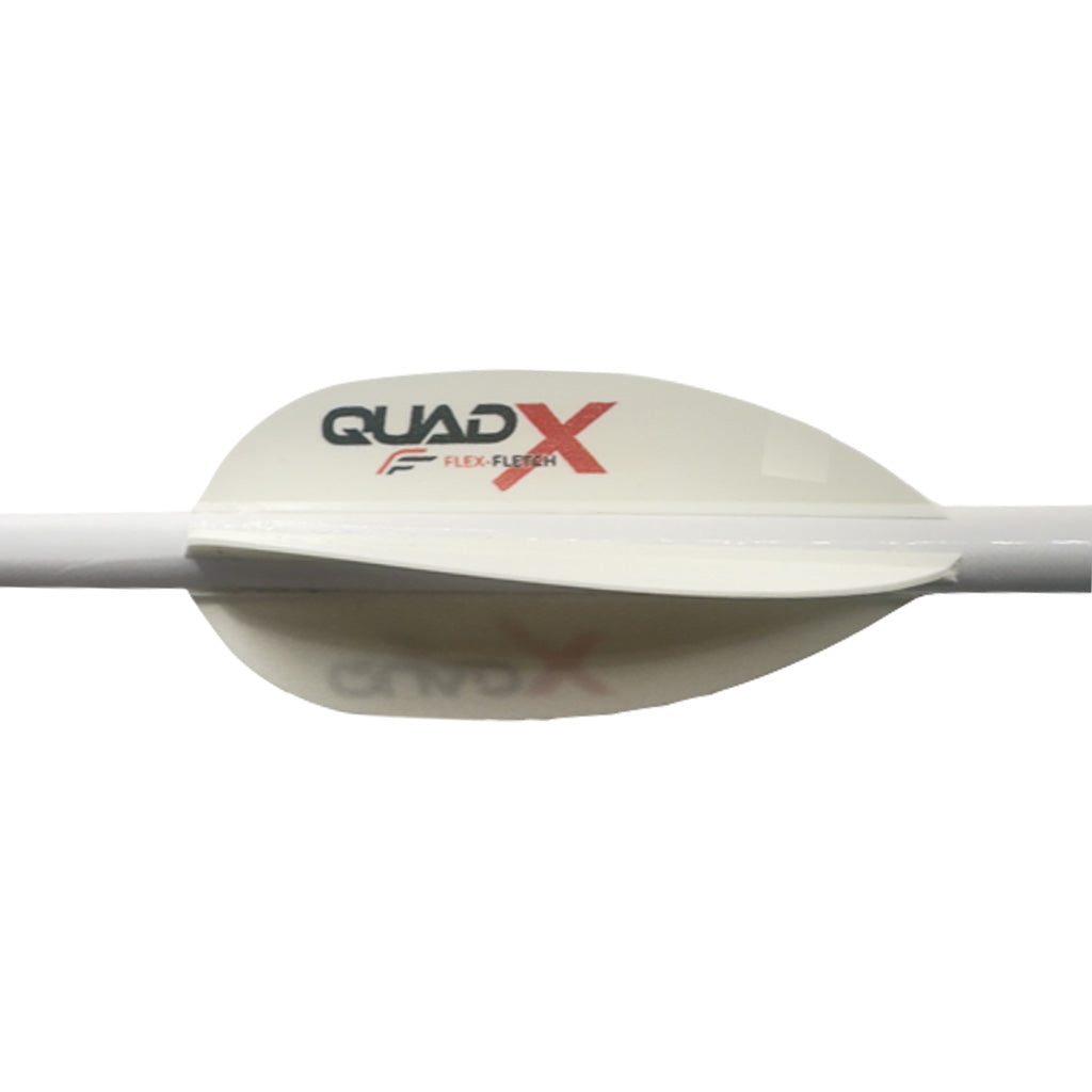 Flex Fletch Quad X Arrow Vanes White 50 Pack