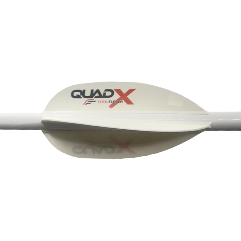 Flex Fletch Quad X Arrow Vanes White 50 Pack