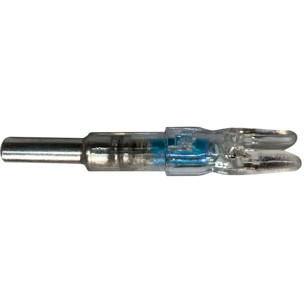 Flex Fletch LIT Lighted Arrow Nocks .166 Blue 3 Pack