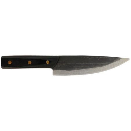 WatchFire Stozer 7" Butcher Knife with Pakkawood Handle and Canvas Sheath