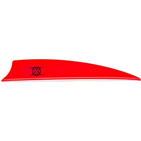 Bohning X Vane Shield Cut 3 in. Neon Red Arrow Vanes 36 Pack