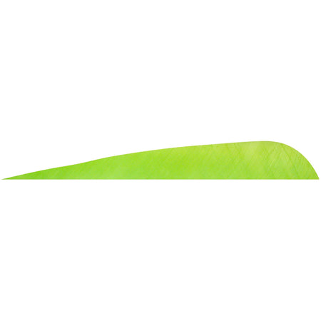 Gateway Parabolic Feathers Chartreuse 4 in. Right Wing 12-Pack