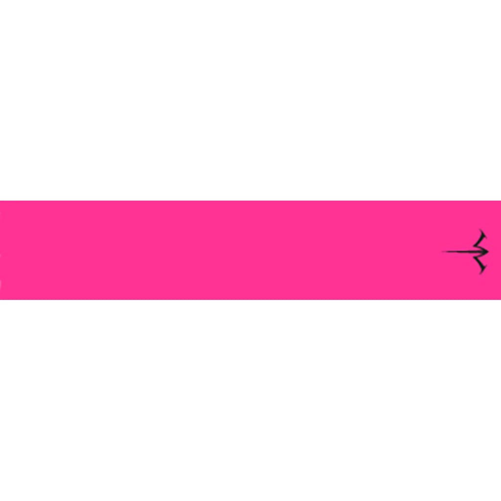 White Water Archery Solid Arrow Wraps Hot Pink 5 in. x 1.125 in. 15-Pack