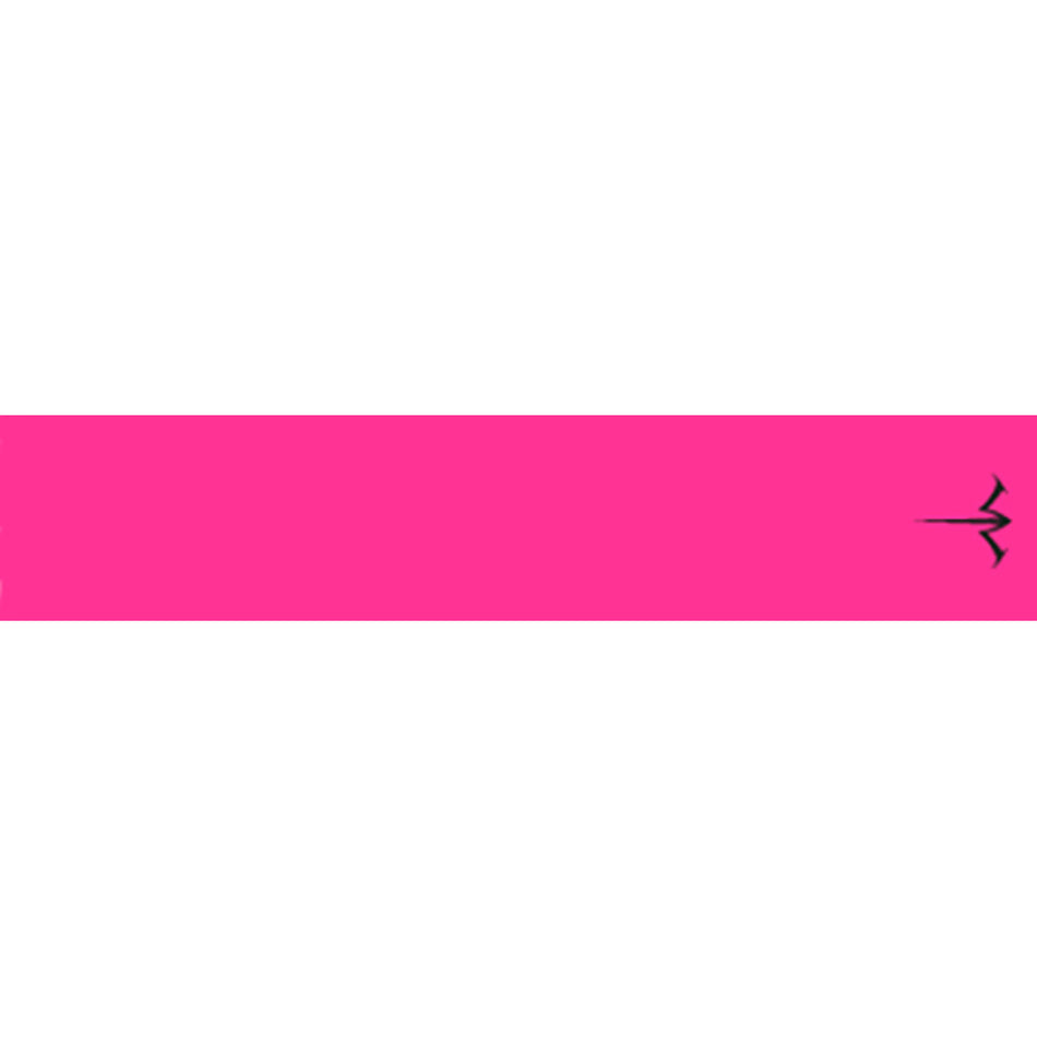 White Water Archery Solid Arrow Wraps Hot Pink 5 in. x 1.125 in. 15-Pack