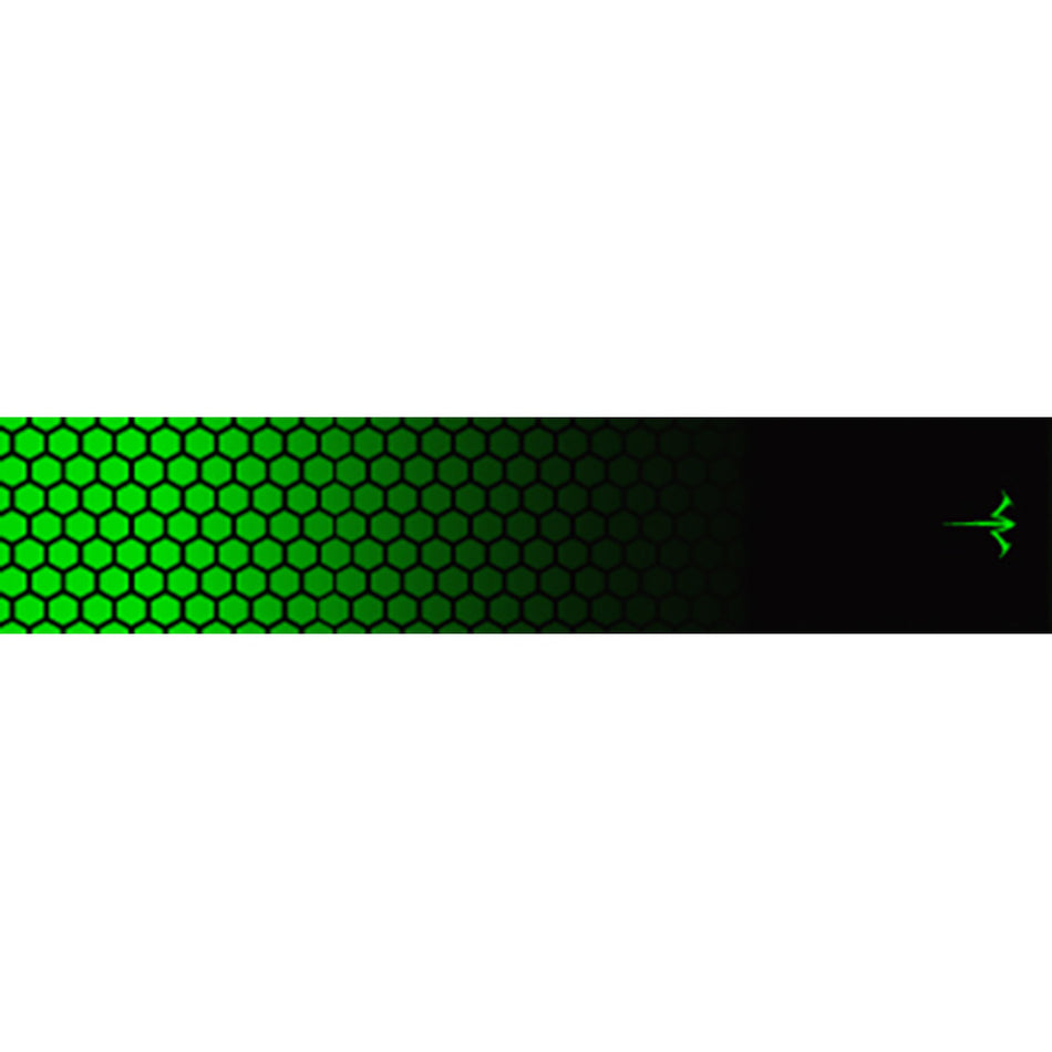 White Water Archery Honeycomb Fade Lime Green Arrow Wraps 5 in. x 1.125 in. 15 Pack