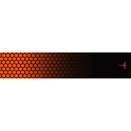 White Water Archery Honeycomb Fade Orange Arrow Wraps 5 in. x 1.125 in. 15 Pack